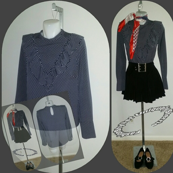 H & M Tops - Polkadot H & M Blouse